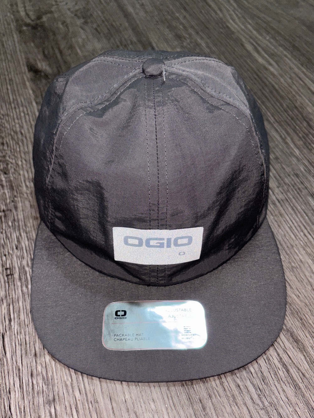 OGIO Running Hat Men's Adjustable Lightweight Packable Gray One Size